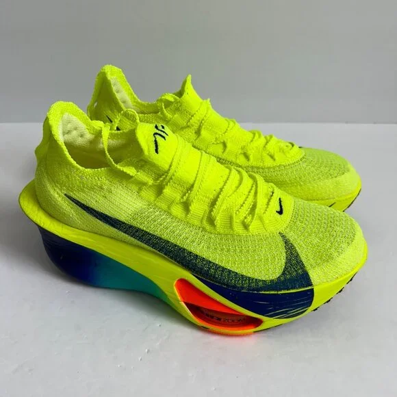 NEW Nike Womens Air Zoom Alphafly Next% 3 Running Shoes FD8315-700 Size 7 Volt